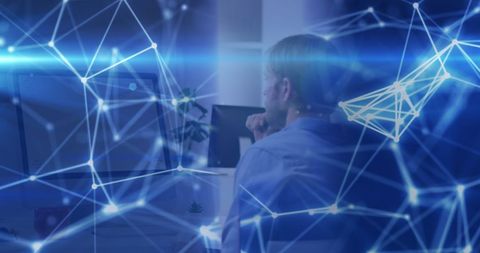 Concept of data processing with digital network interface