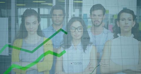 Data-Driven Team with Rising Growth Charts