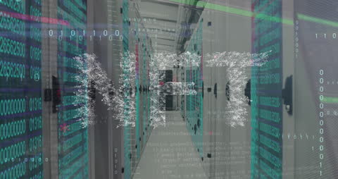 NFT and Data Processing in Server Farm Scene
