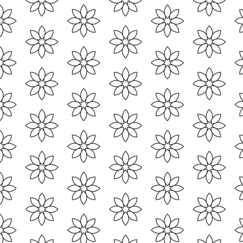 Transparent Black Flower Pattern Vector on Clear Background - Download Free Stock Videos Pikwizard.com