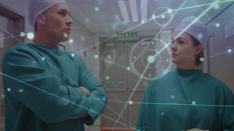 Hospital Teamwork Meets Modern Technology Connections Animation