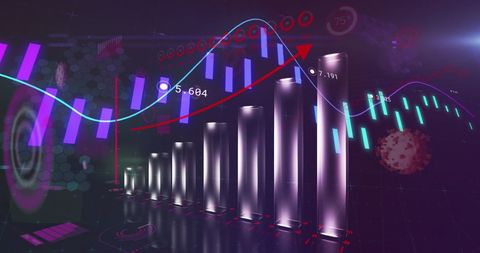 Digital Visualization of COVID-19 Statistics and Data - Download Free Stock Images Pikwizard.com