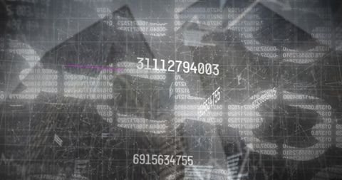 Financial Data Processing Overlay on Cityscape: Global Economy - Download Free Stock Images Pikwizard.com