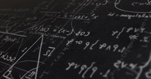 Abstract Mathematical Equations on Dark Background - Download Free Stock Images Pikwizard.com
