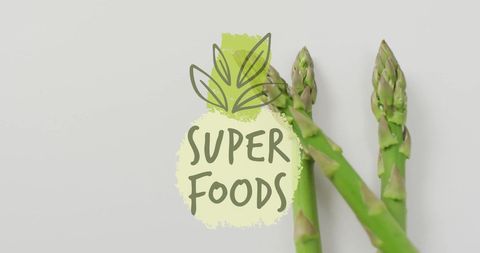 Fresh Asparagus Representing Superfoods Concept
