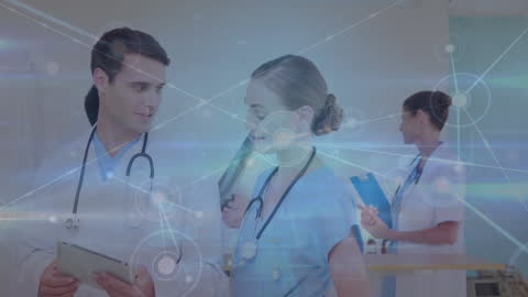 Medical Professionals Connecting Technology in Modern Healthcare
