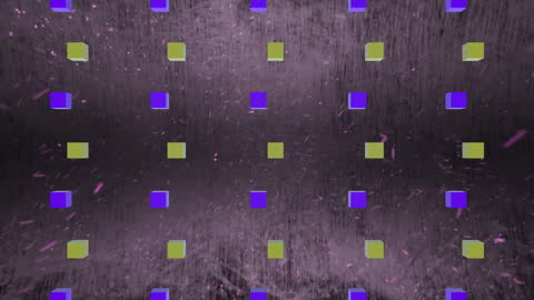 Dynamic Geometric Pattern with Sparkling Background