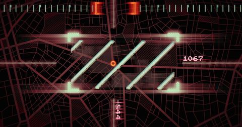 Futuristic Digital Network Interface with Glowing Lines - Download Free Stock Images Pikwizard.com