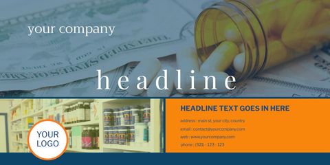 Pharmaceutical Investment Concept with Currency and Pills