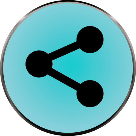 Transparent Circle Share Symbol for Digital Network Concept - Download Free Stock Videos Pikwizard.com