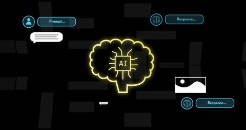 artificial intelligence digital data processing concept - Download Free Stock Images Pikwizard.com
