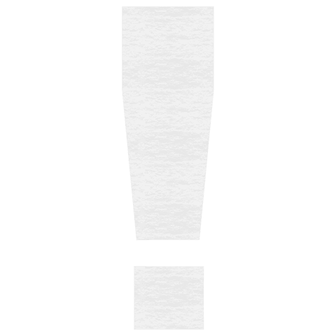 White Exclamation Mark on Transparent Background for Communication Art - Download Free Stock Videos Pikwizard.com