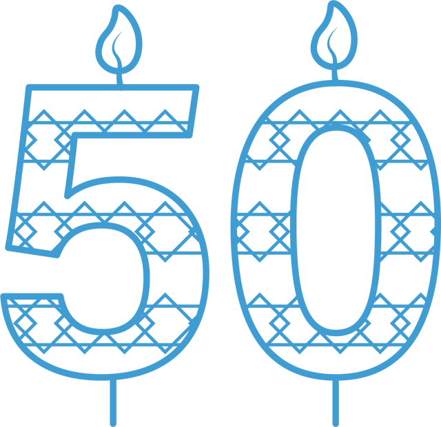 Transparent 50 Number With Candle Flames Party Illustration - Download Free Stock Videos Pikwizard.com