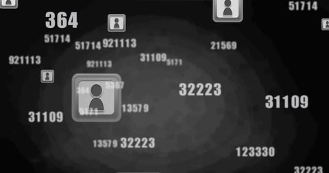 Futuristic Data Processing Interface with Icons - Download Free Stock Images Pikwizard.com