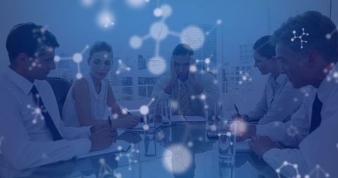 Frustrated Business Meeting with Genetic Overlays