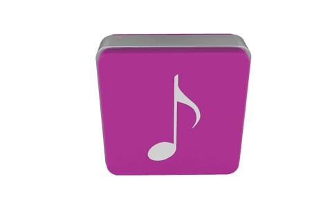 digital music note icon on transparent background - Download Free Stock Videos Pikwizard.com