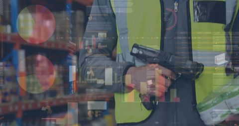 Warehouse Operations with Overlay of Financial Data and Statistics