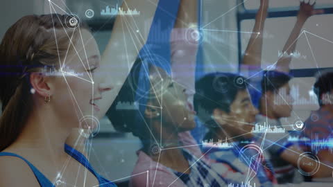 Students Engaged in Learning with Digital Overlay Network