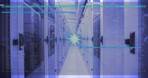 Innovative Digital Interface in Data Center Environment - Download Free Stock Images Pikwizard.com