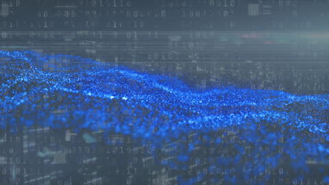 Digital Data Waves with Blue Light Particles