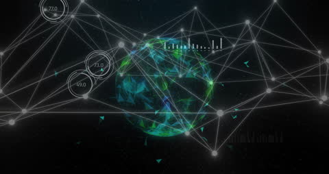 Digitally Generated Global Network Connections