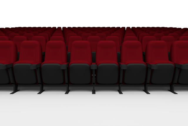 Digital Transparent Vector Illustration of Red Theatre Seats - Download Free Stock Videos Pikwizard.com