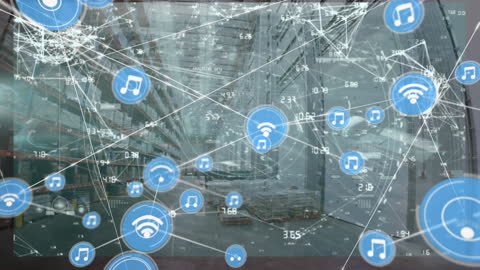Digital Network Interface Over Warehouse Storage Facility