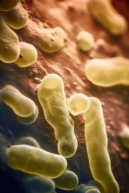 Multiple bacteria cells over shapes, created using generative ai technology - Download Free Stock Photos Pikwizard.com