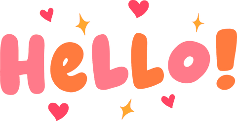 Transparent Bubbly Hello Typography with Hearts and Sparkles - Download Free Stock Videos Pikwizard.com