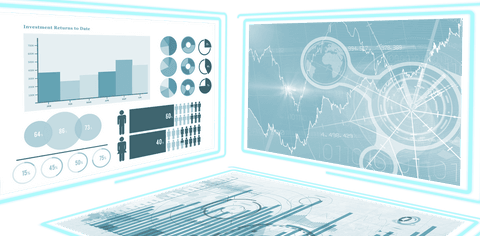 Transparent Digital Data Interface Visualization on Holographic Screens - Download Free Stock Videos Pikwizard.com