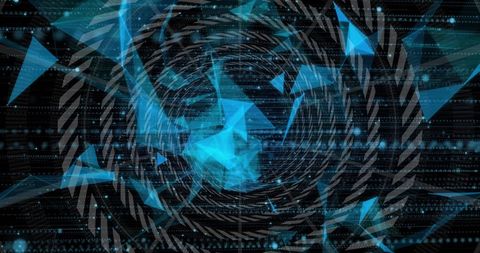 Abstract Digital Network of Connections with Data Processing - Download Free Stock Images Pikwizard.com