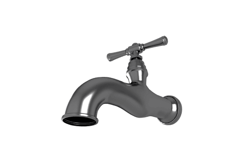 low angle view of metallic water faucet on transparent background - Download Free Stock Videos Pikwizard.com
