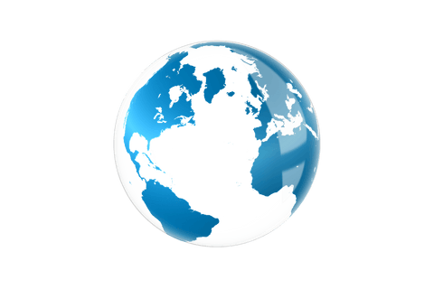 Digital Blue Globe Illustration on Transparent Background - Download Free Stock Videos Pikwizard.com