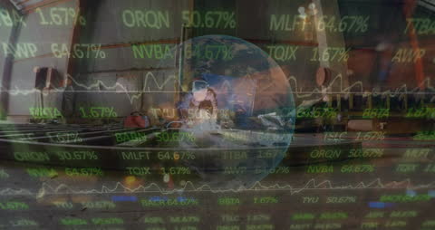 Global Data Processing with Stock Market Visualization