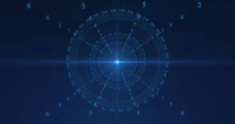 Digital Data Processing Interface with Binary Elements - Download Free Stock Images Pikwizard.com