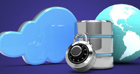 Data Security and Cloud Storage Global Network Concept - Download Free Stock Images Pikwizard.com