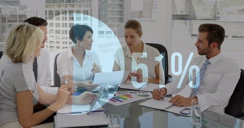 Team Meeting on Corporate Growth with Digital Integration - Download Free Stock Images Pikwizard.com