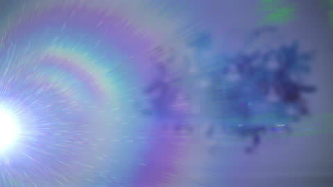 Light Beams and Data Blur in Digital Concept Animation