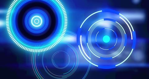 Futuristic Digital Scanning with Virtual HUD Interface - Download Free Stock Images Pikwizard.com