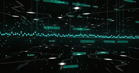 Futuristic Data Visualization with Dynamic Light Elements - Download Free Stock Images Pikwizard.com