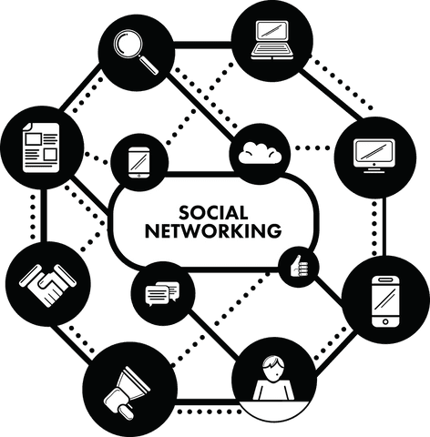 Social Networking Icons on Transparent Background - Download Free Stock Videos Pikwizard.com