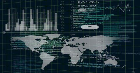 Global Finance and Data Processing Technology Concept - Download Free Stock Images Pikwizard.com