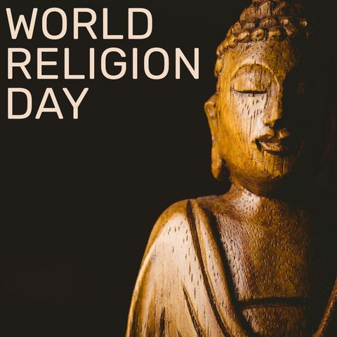 serene buddha statue for world religion day celebration - Download Free Stock Templates Pikwizard.com