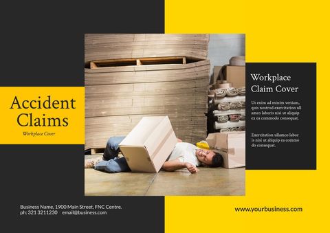 Workplace Accident Coverage Promotion Highlighting Employee Safety - Download Free Stock Templates Pikwizard.com