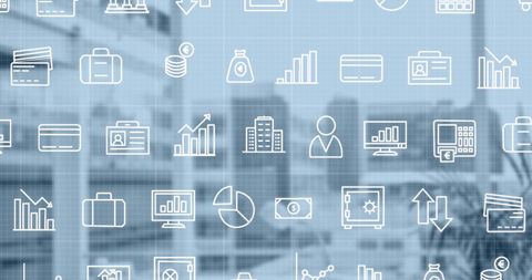 Digital Network Connections Over Modern Cityscape Background