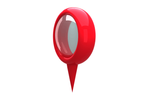 glossy red map marker with transparent background - Download Free Stock Videos Pikwizard.com