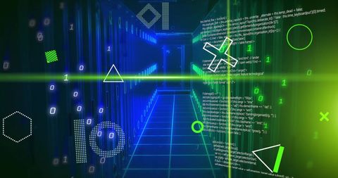 Futuristic Data Processing in AI Server Room - Download Free Stock Images Pikwizard.com