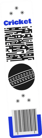 minimalist transparent cricket ball label with barcode design - Download Free Stock Videos Pikwizard.com