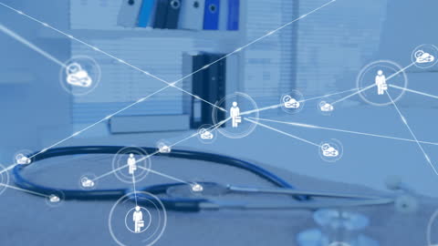 Digital Healthcare Networking Concept with Stethoscope