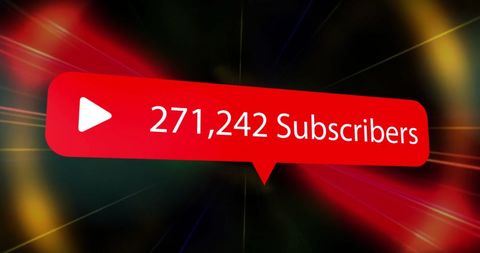 Digital Subscriber Milestone Celebration Banner - Download Free Stock Images Pikwizard.com